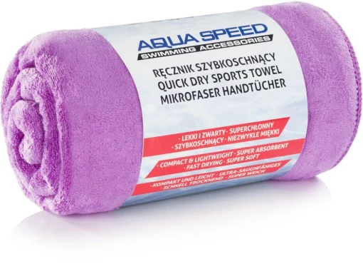 Рушник Aqua Speed DRY SOFT 7327 фіолетовий Уні 70x140 см
