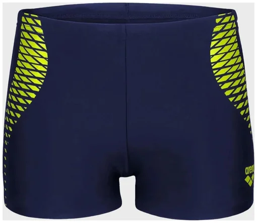 Плавки-шорти для хлопчиків Arena OPENINGS SWIM SHORT синій, жовтий Діт 128 см