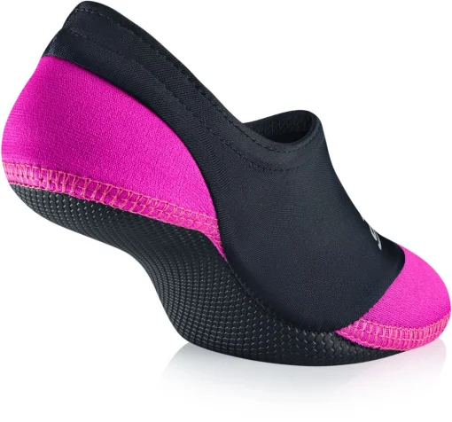 Шкарпетки для басейну Aqua Speed NEO SOCKS 7380 чорний, малиновий Діт 28-29