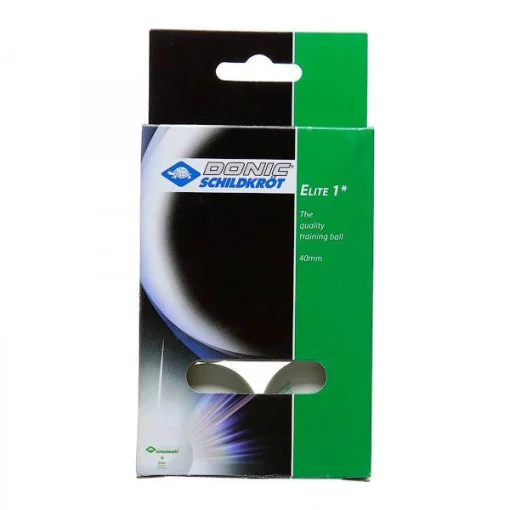 Мячи для настольного тенниса Donic-Schildkrot Elite 1* 40+ (6) (618016-40)