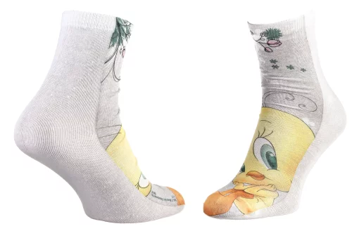 Шкарпетки LOONEY TUNES GROS MOTIF сірий Діт 36-41