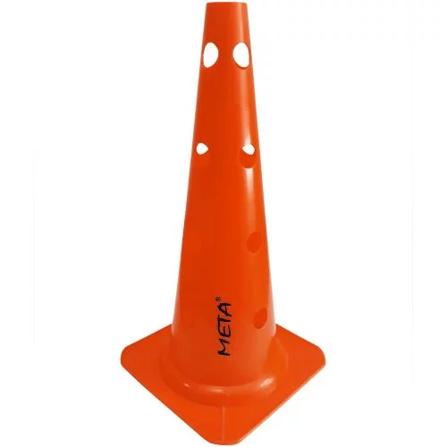 Конус для тренувань з отворами Meta Cone Marker with holes помаранчевий Уні 45 см