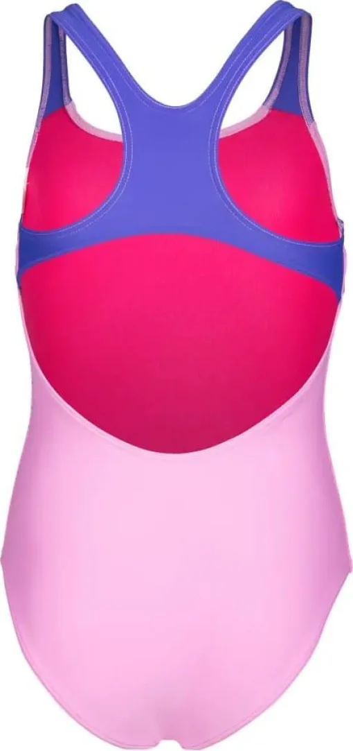 Купальник закритий для дівчат Arena DIM LIGHT SWIMSUIT SWIM PRO BA рожевий, фіолетовий дитячий 140 см (008104-980)