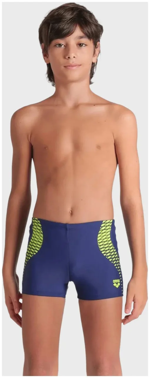 Плавки-шорти для хлопчиків Arena OPENINGS SWIM SHORT синій, жовтий Діт 164 см