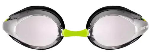 Окуляри для плавання Arena TRACKS JR MIRROR сріблястий, чорний, жовтий Діт OFSM
