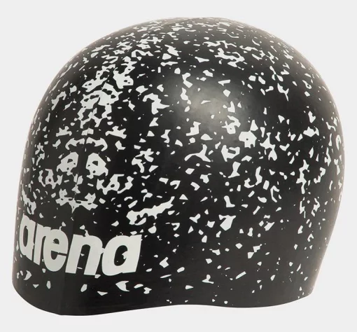 Шапка для плавання Arena POOLISH MOULDED чорний, білий Уні OSFM