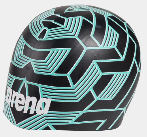 Шапка для плавання Arena POOLISH MOULDED чорний, бірюзовий Уні OSFM