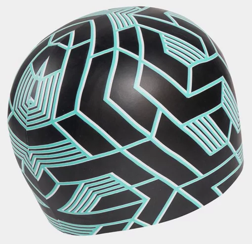 Шапка для плавання Arena POOLISH MOULDED чорний, бірюзовий Уні OSFM