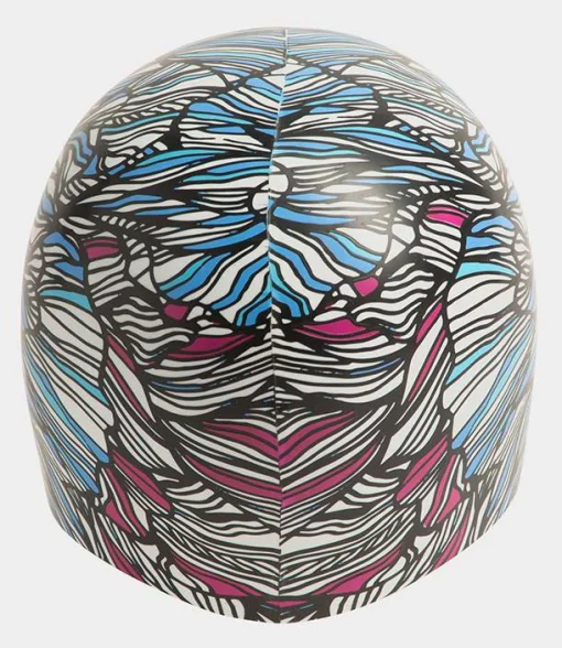 Шапка для плавання Arena POOLISH MOULDED чорний, білий, синій Уні OSFM