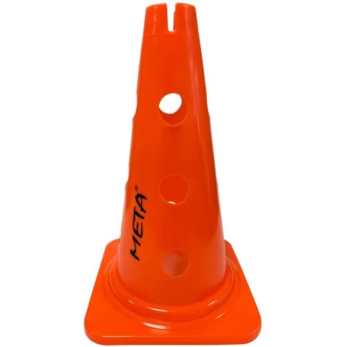 Конус для жердин та кілець Meta Training Cone with Holes & Slit помаранчевий Уні 38 см