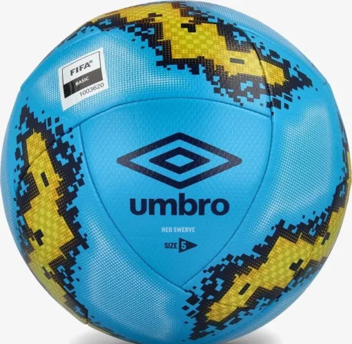 М'яч футбольний UMBRO NEO SWERVE блакитний 5 (21333U-MBZ)