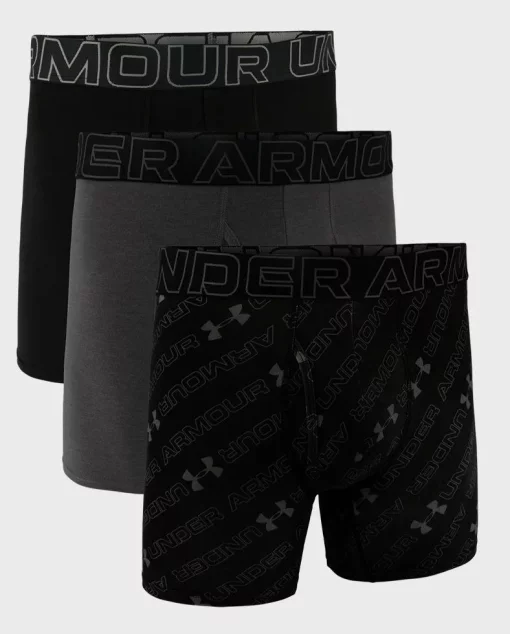 Труси Under Armour M Perf Cotton Nov 6in чорний, сірий Чол MD