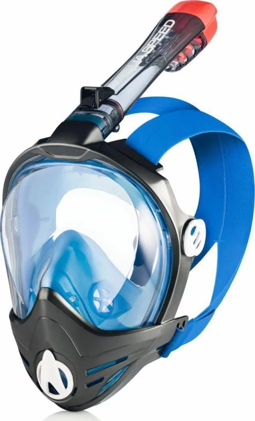 Повнолицьова маска Aqua Speed BRIZO 8739 синій S/M (227-01)
