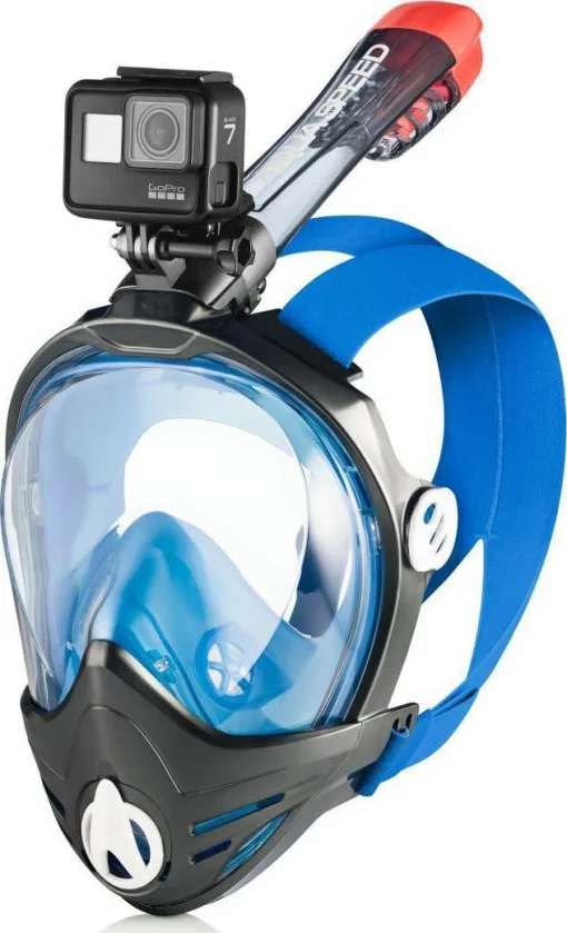 Повнолицьова маска Aqua Speed BRIZO 8739 синій S/M (227-01)