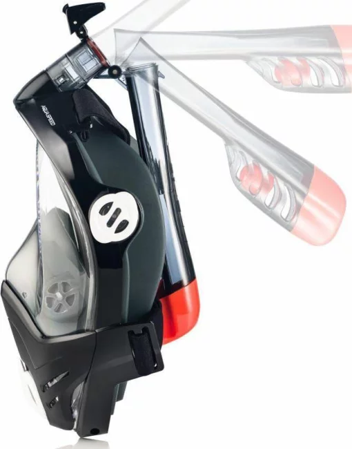 Повнолицьова маска Aqua Speed BRIZO 8742 чорний L/XL (227-07)