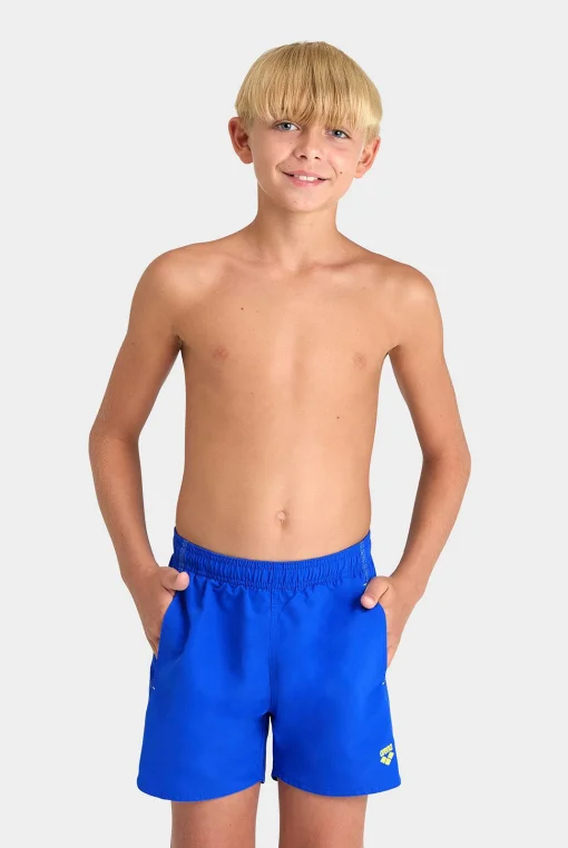 Шорти для плавання Arena BEACH BOXER SOLID R зелений, синій Діт 128см