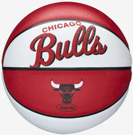 М'яч баскетбольний Wilson NBA TEAM RETRO BSKT MINI CHI BULLS size 3