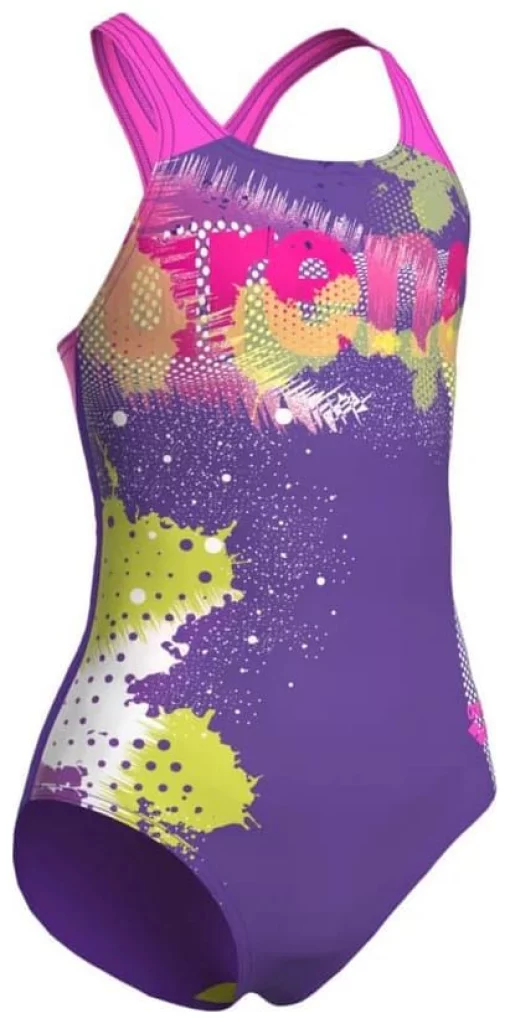 Купальник для дівчат Arena LIGHT TRICKS SWIMSUIT SWIM PRO фіолетовий Діт 140 см