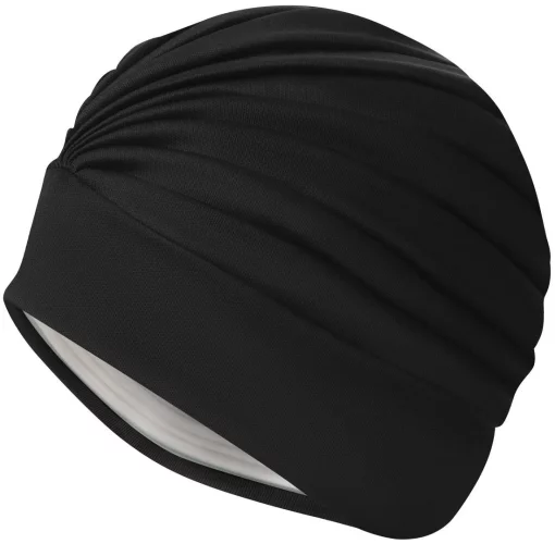Шапка для плавання Aqua Speed TURBAN CAP 9730 чорний Уні OSFM