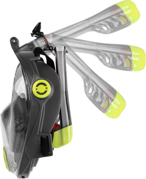 Повнолицьова маска Aqua Speed SPECTRA 2.0 9921 чорний, жовтий Уні L/XL