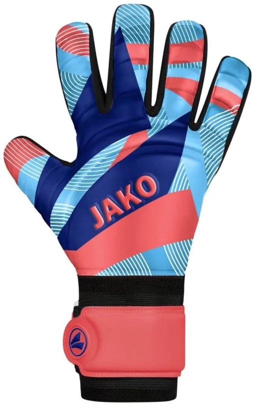 Рукавички воротарські Jako River Basic Junior RC помаранчевий, синій Діт 5 (16 см)