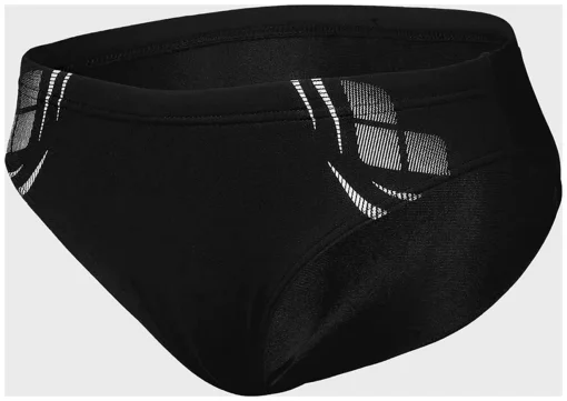 Плавки-сліпи для хлопчиків Arena POSEIDONIA SWIM BRIEFS чорний, білий Діт 152 см