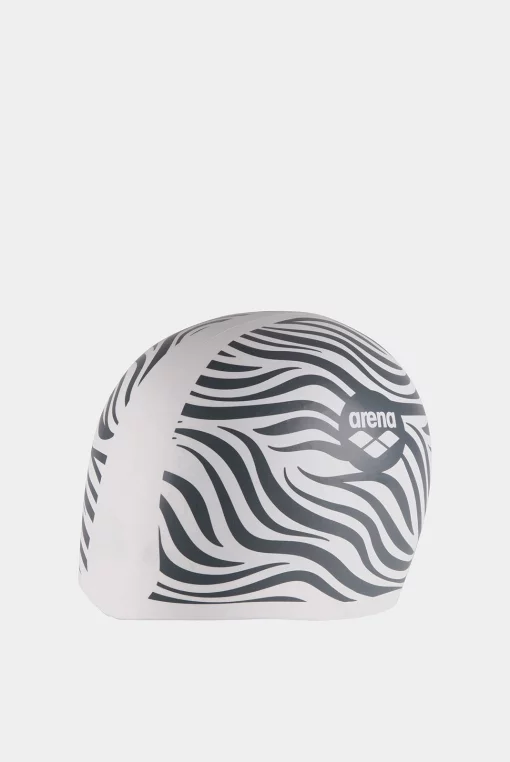 Шапка для плавання Arena REVERSIBLE CAP чорний, білий Уні OSFM