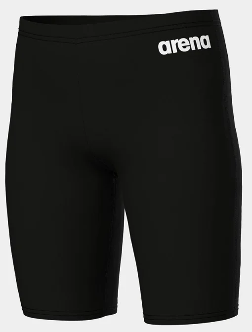 Плавки Arena TEAM SWIM JAMMER SOLID чорний, білий дитячий 152 см (004772-550)