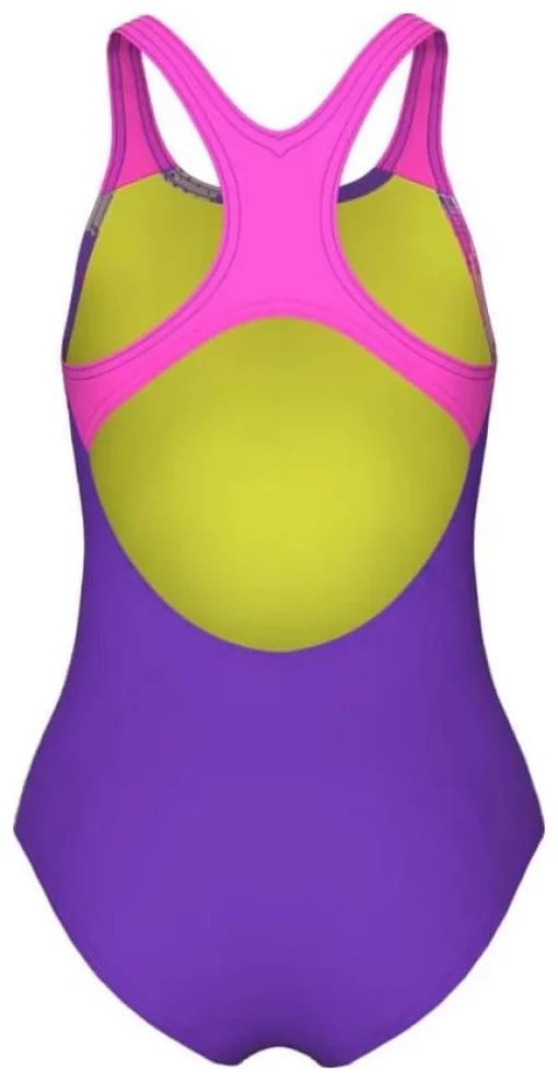 Купальник для дівчат Arena LIGHT TRICKS SWIMSUIT SWIM PRO фіолетовий Діт 116 см