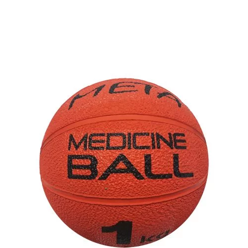 Медбол Meta Colour Medicine Ball 1 kg помаранчевий Уні 19,5 см