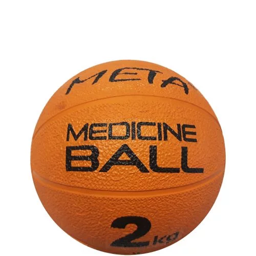 Медбол Meta Colour Medicine Ball 2 kg помаранчевий Уні 19,5 см