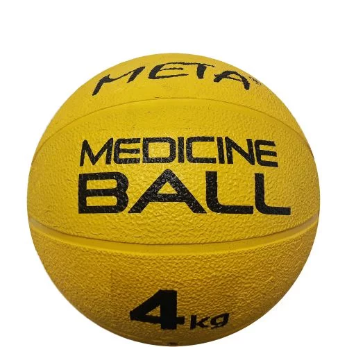 Медбол Meta Colour Medicine Ball 4 kg жовтий Уні 23 см