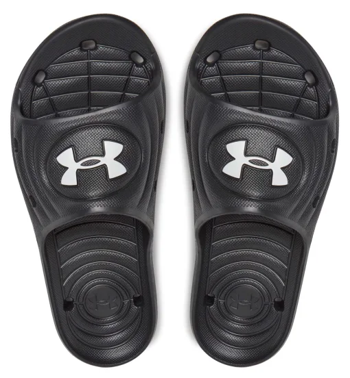 Шльопанці Under Armour W Locker IV SL чорний Жін 9 US (26 см)