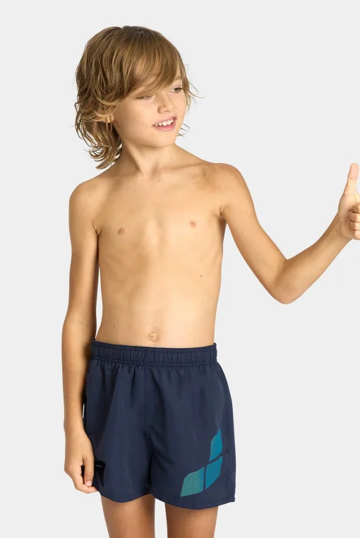 Шорти для плавання Arena BEACH SHORT LOGO R темно-синій Діт 140см