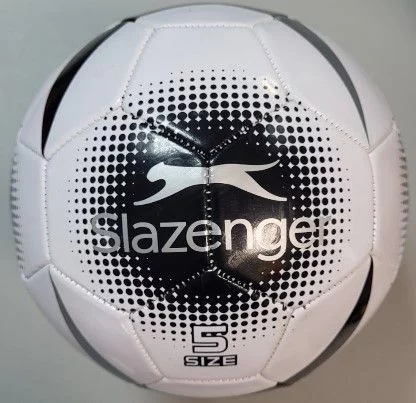 М'яч футбольний Slazenger AC football white/black/silver size 5