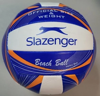 М'яч волейбольний Slazenger AC Beach volleyball blue/white/orange/silver size 4