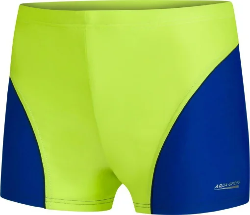 Плавки-боксери для хлопців Aqua Speed LEO 7439 зелений, синій дитячий 104 см (308-82)