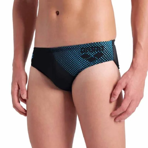 Плавки-сліпи для чоловіків Arena FOGGY DOTS SWIM BRIEFS чорний Чол 105