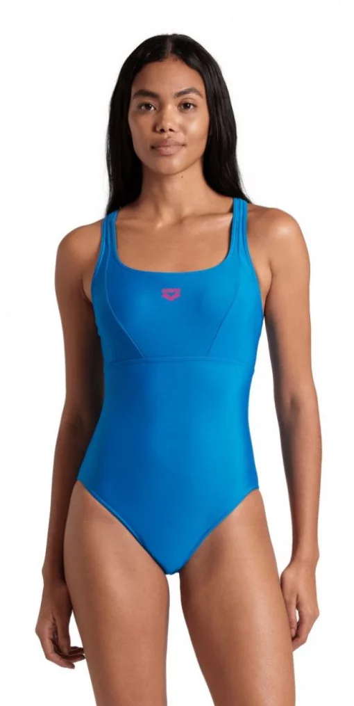 Купальник закритий для жінок Arena SOLID SWIMSUIT CONTROL PRO BAC блакитний Жін 36
