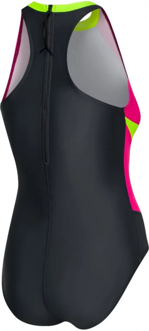 Купальник закритий для жінок Aqua Speed NINA 60933 чорний, малиновий, салатовий Жін