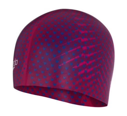 Шапка для плавання Speedo REV MOUD SILC CAP AU червоний, синій Уні OSFM