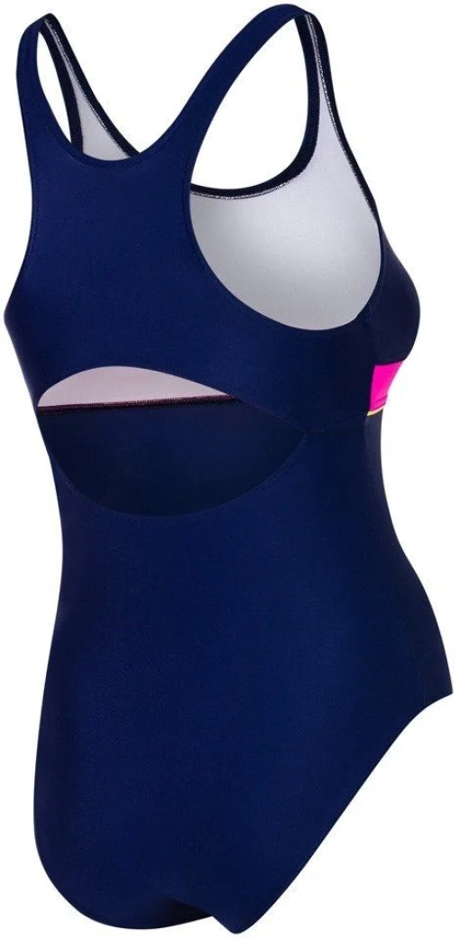 Купальник для дівчат Aqua Speed EMILY 7003 темно-синій, рожевий Діт 134см