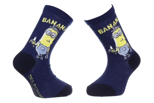Шкарпетки MINION ET BANANA темно-синій Діт 27-30, арт.37014-4