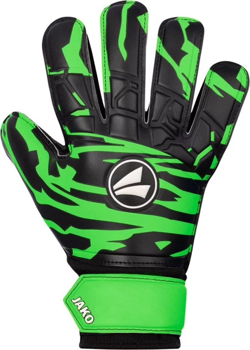Рукавички воротарські Jako GK Animal Basic Junior RC чорний, білий, зелений Діт 3 (14,5 см)