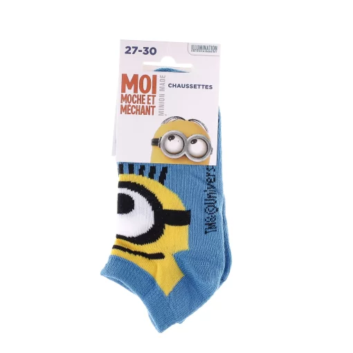 Шкарпетки MINION 2 YEUX AL ENVERS блакитний Діт 31-34, арт.83890147-5