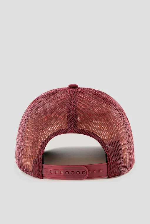 Кепка-тракер 47 Brand YANKEES RAWHIDE TWILL темно-бoрдовий Уні OSFA