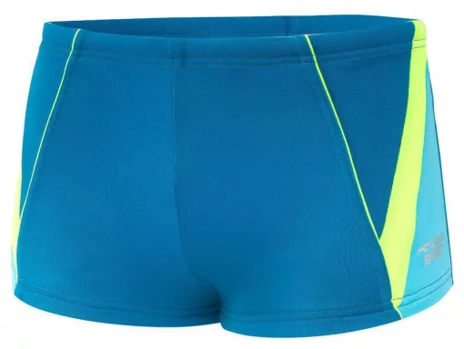 Плавки-боксери Aqua Speed DIEGO бірюзовий, блакитний, жовтий Діт 140 см