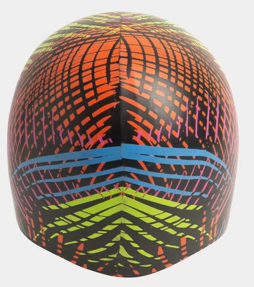 Шапка для плавання Arena POOLISH MOULDED чорний, синій, червоний, жовтий Уні OSFM