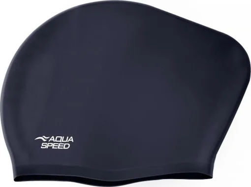 Шапка для плавання Aqua Speed LONG HAIR CAP 62224 чорний One Size (705-07)