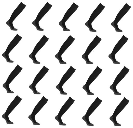 10 пар Футбольных гетр Uhlsport 122554, размер 37-40 (чёрные)